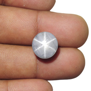 13.82-Carat Ceylonese Star Sapphire with Super Sharp 6-Ray Star - Click Image to Close