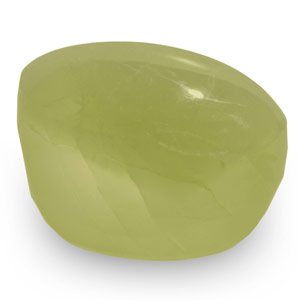 4.99-Carat Light Greenish Yellow Indian Chrysoberyl Cat's Eye - Click Image to Close