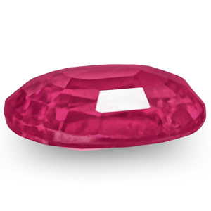 0.99-Carat Unheated Oval-Cut Rich Pinkish Red Mozambique Ruby - Click Image to Close