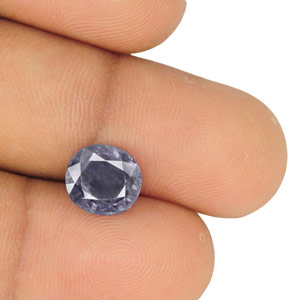 3.45-Carat IGI-Certified Unheated Blue Sapphire from Pakistan - Click Image to Close