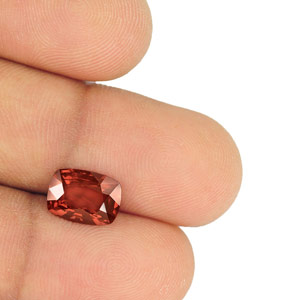 2.78-Carat VS-Clarity Brownish Red Cushion-Cut Burmese Spinel - Click Image to Close