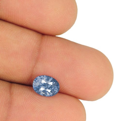 1.66-Carat Flawless Lustrous Blue Unheated Sapphire from Ceylon - Click Image to Close