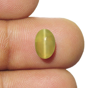 2.27-Carat IGI-Certified Chrysoberyl Cat's Eye from Sri Lanka - Click Image to Close