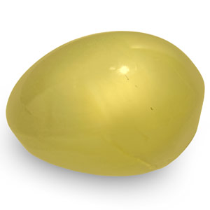 2.78-Carat Eye-Clean Yellow Chrysoberyl Cat's Eye from Sri Lanka - Click Image to Close