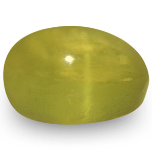 1.96-Carat Deep Yellowish Green Ceylonese Chrysoberyl Cat's Eye - Click Image to Close