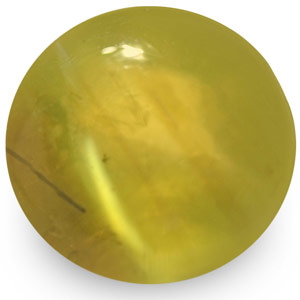 1.82-Carat 6mm Round Chrysoberyl Cat's Eye from Sri Lanka (IGI) - Click Image to Close