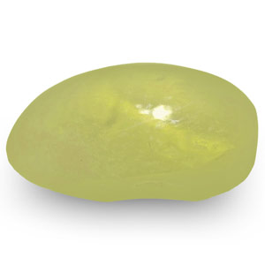 2.23-Carat Fluorescent Yellow Green Chrysoberyl Cat's Eye - Click Image to Close