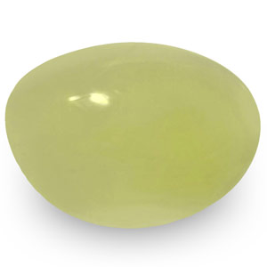 1.64-Carat Soft Yellowish Green Sri Lankan Chrysoberyl Cat's Eye - Click Image to Close