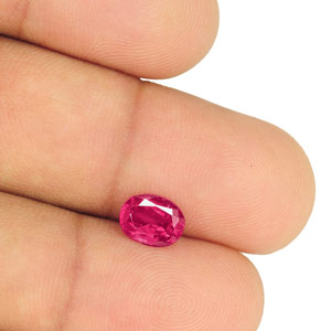 1.69-Carat IGI-Certified Unheated Vivid Pink Red Ruby from Burma - Click Image to Close