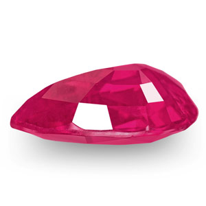 1.04-Carat Eye-Clean Bright Velvety Pinkish Red Ruby (Unheated) - Click Image to Close