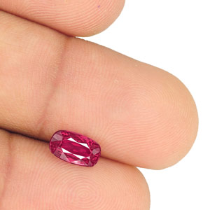 1.53-Carat Unheated Lustrous Intense Pinkish Red Mozambique Ruby - Click Image to Close