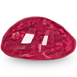 1.00-Carat Natural & Unheated Rich Pinkish Red Heart-Shaped Ruby - Click Image to Close