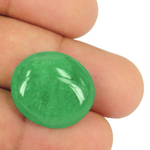 27.07-Carat Rare Lively Intense Green Emerald from Colombia - Click Image to Close