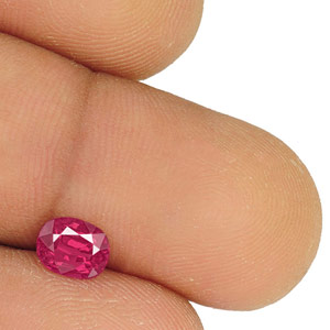 0.95-Carat IGI-Certified Unheated Lively Pinkish Red Ruby - Click Image to Close