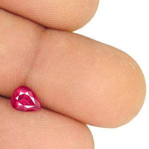1.10-Carat Unheated Eye-Clean Pinkish Red Ruby from Mozambique - Click Image to Close