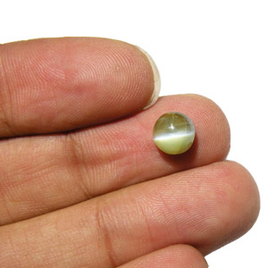 2.63-Carat Alexandrite Cat's Eye from Madagascar (AIGS) - Click Image to Close