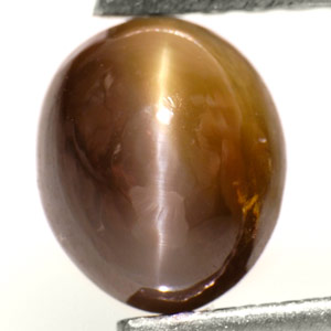 1.13-Carat Green-to-Brown Alexandrite Cat's Eye (AIGS) - Click Image to Close