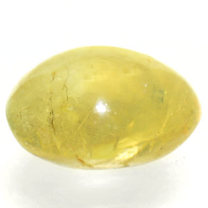 2.36-Carat Greenish Yellow AIGS-Certified Chrysoberyl Cat's Eye - Click Image to Close