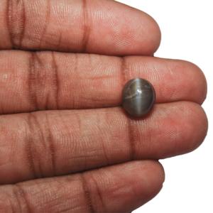 5.46-Carat Grey Chrysoberyl Cat's Eye from Madagascar - Click Image to Close