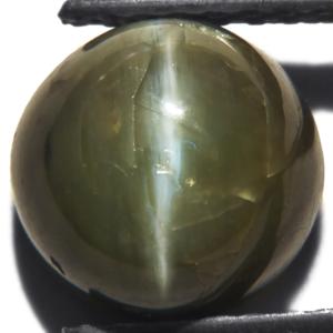 5.60-Carat Natural & Untreated Chrysoberyl Cat's Eye - Click Image to Close