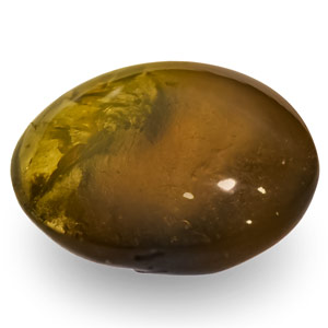 4.27-Carat Rare Honey Color Chrysoberyl Cat's Eye from Ceylon - Click Image to Close