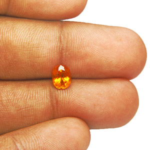 0.85-Carat Fanta Orange Clinohumite from Mahenge, Tanzania - Click Image to Close