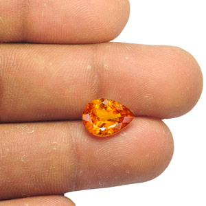 2.72-Carat Vivid Orange Clinohumite from Mahenge, Tanzania - Click Image to Close