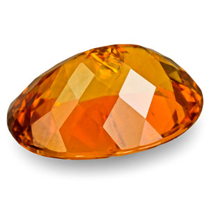 2.79-Carat Sparkling Dark Orange Clinohumite from Tanzania - Click Image to Close