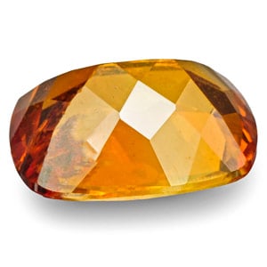 1.04-Carat Eye-Clean Intense Orange Cushion-Cut Clinohumite - Click Image to Close