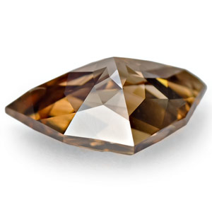 0.78-Carat Lovely Fancy Deep Chocolate Brown Trilliant Diamond - Click Image to Close