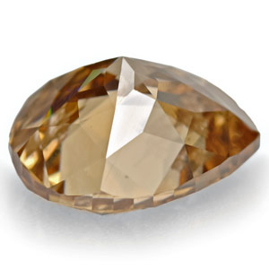 0.62-Carat Natural Fancy Champagne Brown Diamond - Click Image to Close