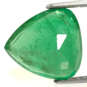 3.72-Carat Unique Triangle-Shaped Zambian Emerald - Click Image to Close