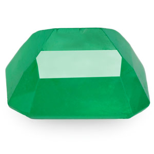 1.66-Carat Deep Bluish Green Octagonal Colombian Emerald - Click Image to Close