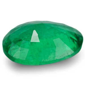 3.55-Carat Natural & Untreated Grass Green Zambian Emerald - Click Image to Close
