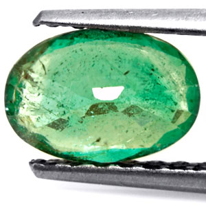 1.08-Carat Lustrous Zambian Emerald (Natural & Untreated) - Click Image to Close