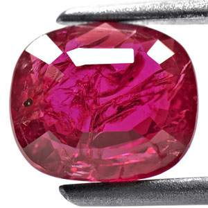 1.65-Carat Dark Red Ruby (Unheated) - Click Image to Close