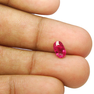 1.35-Carat IGI-Certified Unheated Pinkish Red Ruby from Niassa - Click Image to Close