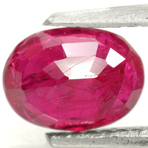 1.36-Carat High Grade Unheated Intense Red Ruby from Mozambique - Click Image to Close