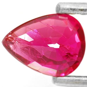 0.88-Carat Sparkling Pear-Shaped Unheated Burmese Ruby (IGI) - Click Image to Close