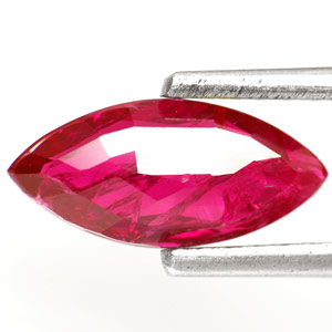 0.97-Carat IGI-Certified Unheated Marquise Ruby from Mozambique - Click Image to Close