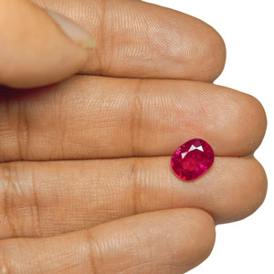 3.02-Carat Super Lustrous Unheated Ruby from Niassa, Mozambique - Click Image to Close