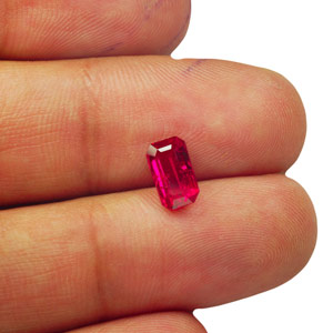 1.72-Carat Unheated Eye-Clean Neon Red Burmese Ruby - Click Image to Close