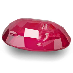 5.23-Carat Neon Pinkish Red Unheated Ruby from Mozambique - Click Image to Close