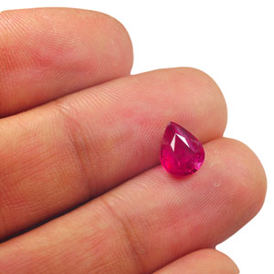 3.01-Carat Sparkling Eye-Clean Unheated Ruby from Mozambique - Click Image to Close