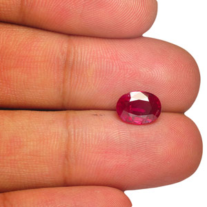 2.33-Carat Unheated Magenta Red Ruby from Mozambique - Click Image to Close