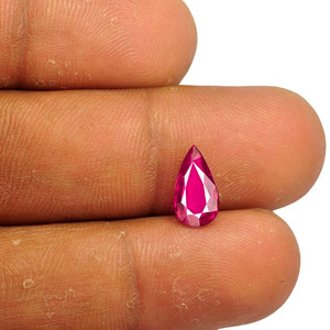 1.99-Carat Beautiful Intense Pinkish Red Unheated Niassa Ruby - Click Image to Close