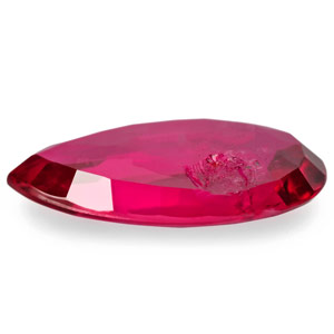 2.00-Carat Unheated Pear-Shaped Purplish Red Mozambique Ruby - Click Image to Close