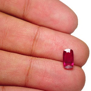 2.01-Carat GRS-Certified Purplish Red Ruby from Mozambique - Click Image to Close