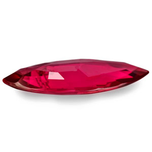 2.09-Carat Unheated Intense Red Marquise-Cut Mozambique Ruby - Click Image to Close