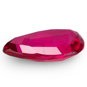 1.00-Carat VVS Deep Purplish Red Pear-Shaped Ruby (Unheated) - Click Image to Close